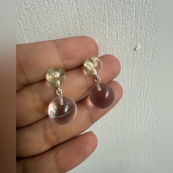 Sophie Buhai • Everyday Boule Earrings • Quartz - Picture 6 of 7